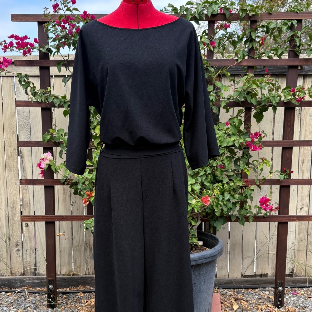 Black Long Sleeve Jumpsuit
